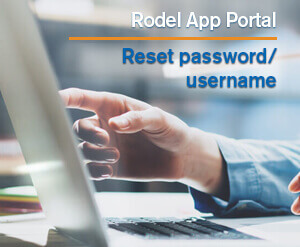 Reset password/username