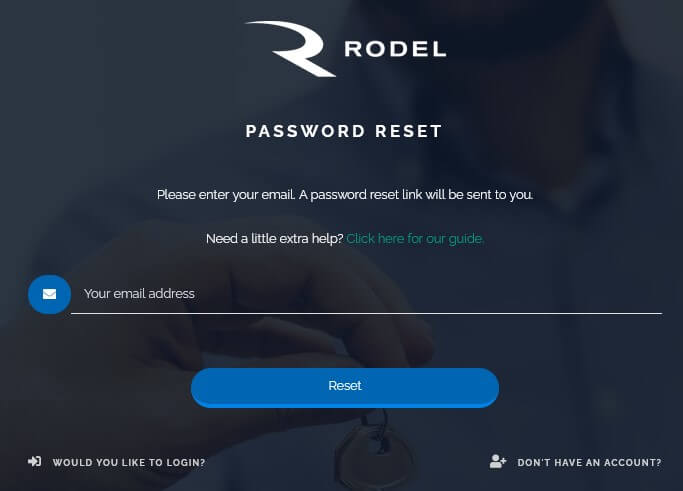 Password reset